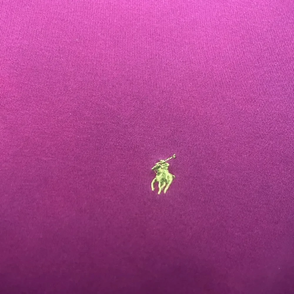 Polo Ralph Lauren shirt purple green